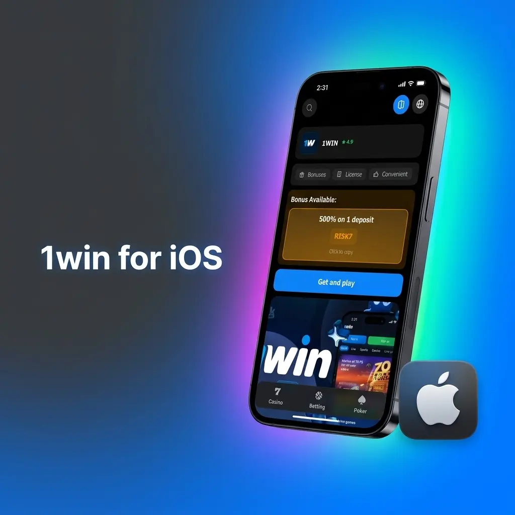 1win iOS app installation guide for iPhone and iPad running iOS 12.0 or later via the App Store