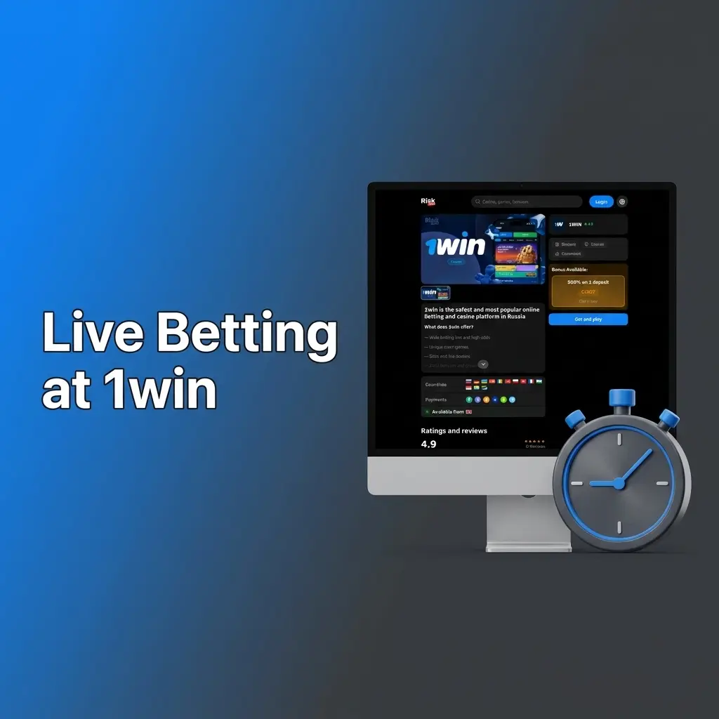 1win live betting interface showing real-time odds for cricket, football and tennis with live stats and cash out feature