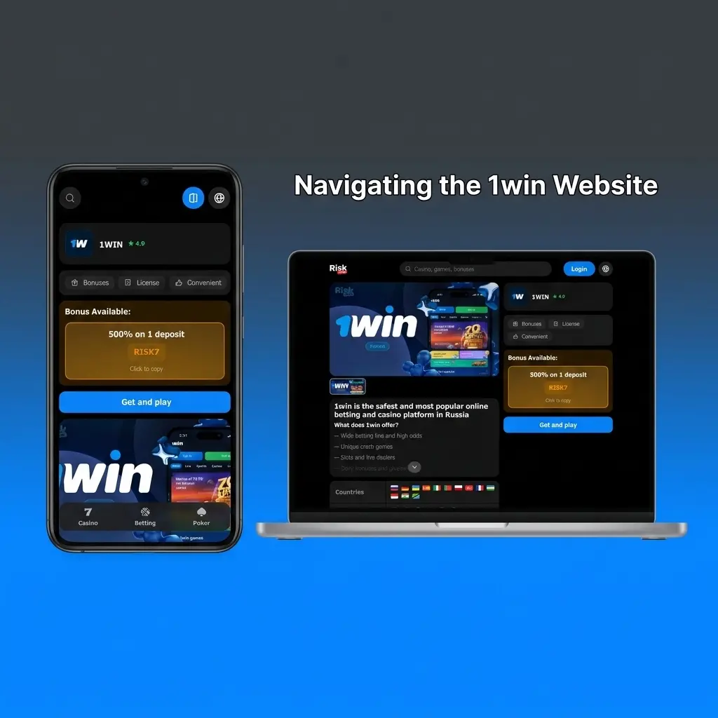 1win website navigation bar showing Sports, Casino, Live Casino, Cybersports, and Promotions menu options on desktop