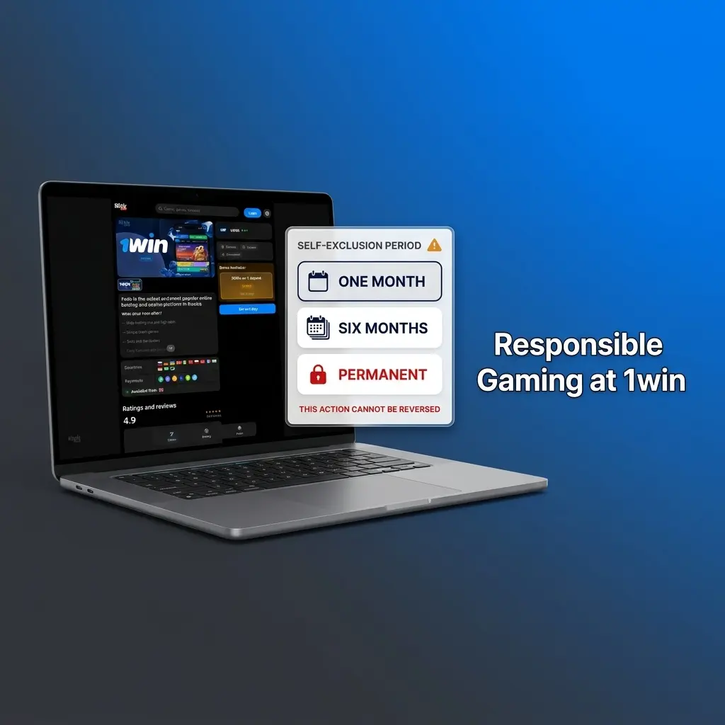 1win responsible gaming tools including deposit limits, self-exclusion, and age verification for safe online betting in India